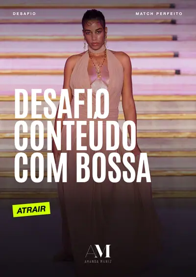 Capa do Desafio Conteúdo com Bossa
