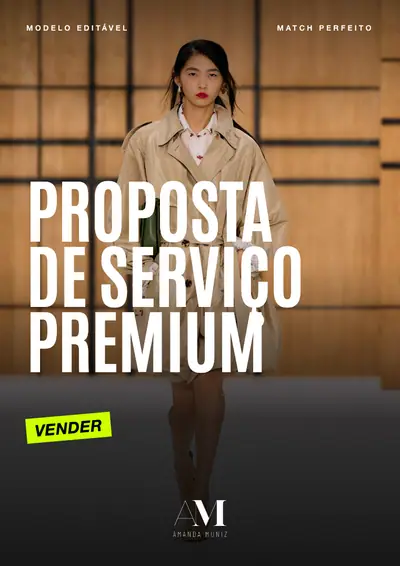Capa do Proposta de Serviço Premium
