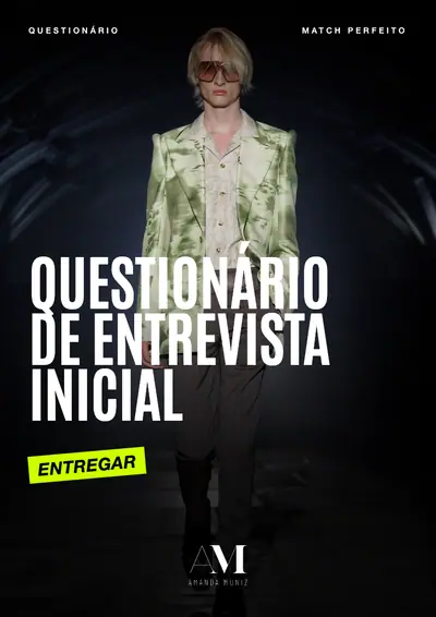 Capa do Questionário de Entrevista Inicial